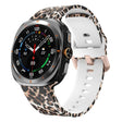 For Samsung Galaxy Watch Ultra 47mm / Ultra 2025 Printed Silicone Watch Band(Brown Leopard Print) - free shipping - PMC TechLife - Order now!