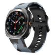 For Samsung Galaxy Watch Ultra 47mm / Ultra 2025 Printed Silicone Watch Band(Black Gray Camouflage) - free shipping - PMC TechLife - Order now!