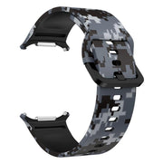For Samsung Galaxy Watch Ultra 47mm / Ultra 2025 Printed Silicone Watch Band(Digital Camouflage)