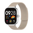 For Xiaomi Smart Band 9 Pro / Redmi Watch 5 Lychee Texture Soft Magnetic Silicone Watch Band(Stone Color) - free shipping - PMC TechLife - Order now!