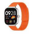 For Xiaomi Smart Band 9 Pro / Redmi Watch 5 Lychee Texture Soft Magnetic Silicone Watch Band(Orange) - free shipping - PMC TechLife - Order now!
