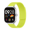 For Xiaomi Smart Band 9 Pro / Redmi Watch 5 Lychee Texture Soft Magnetic Silicone Watch Band(Fluorescent Green) - free shipping - PMC TechLife - Order now!