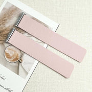 For Xiaomi Smart Band 9 Pro / Redmi Watch 5 Lychee Texture Soft Magnetic Silicone Watch Band(Pink Starlight)