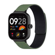 For Xiaomi Smart Band 9 Pro / Redmi Watch 5 Lychee Texture Soft Magnetic Silicone Watch Band(Green Black) - free shipping - PMC TechLife - Order now!