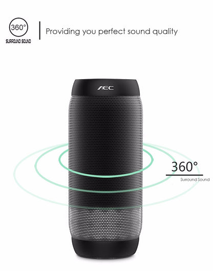 AEC BQ615 PRO Colorful LED Wireless HiFi Stereo Speaker, Combines Bluetooth + TF card player + FM radio + AUX + NFC - free shipping - PMC Jewellery - Order now!
