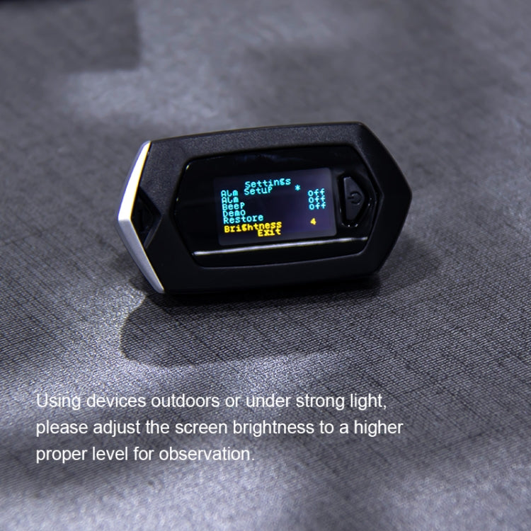 Portable Pulsioximetro Finger spo2 Pulse Oxymeter Blood Oxygen Monitor Saturatiemeter (Black) - Finger Pulse Oximeter by PMC TechLife | Online Shopping South Africa | PMC TechLife | Buy Now Pay Later Mobicred