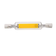 R7S 5W COB LED Lamp Bulb Glass Tube for Replace Halogen Light Spot Light,Lamp Length: 78mm, AC:110v(Cool White)