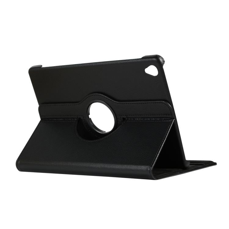 ENKAY 360 Degree Rotation Lichi Texture Leather Case with Holder for HUAWEI MediaPad M6 10.8 2019(Black) - free shipping - PMC Jewellery - Order now!
