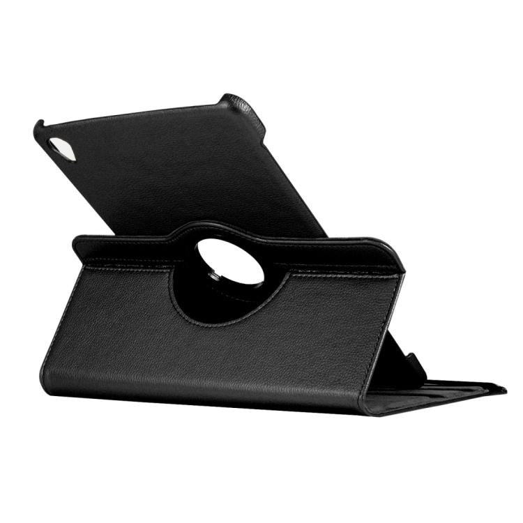 ENKAY 360 Degree Rotation Lichi Texture Leather Case with Holder for HUAWEI MediaPad M6 10.8 2019(Black) - free shipping - PMC Jewellery - Order now!