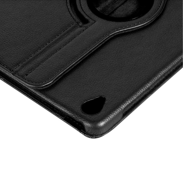 ENKAY 360 Degree Rotation Lichi Texture Leather Case with Holder for HUAWEI MediaPad M6 10.8 2019(Black) - free shipping - PMC Jewellery - Order now!