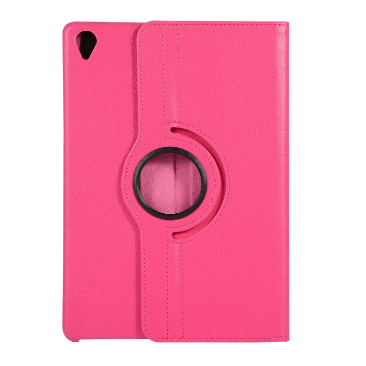 ENKAY 360 Degree Rotation Lichi Texture Leather Case with Holder for HUAWEI MediaPad M6 10.8 2019(Rose) - free shipping - PMC Jewellery - Order now!