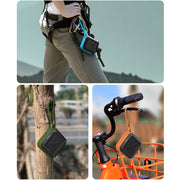 W-KING S7 Mini Wireless Water-resistant Loudspeaker With TF/FM/AUX/NFC Bluetooth Bike Speaker(Army Green)