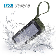 W-KING S20 Loudspeakers IPX6 Water-resistant Bluetooth Speaker Portable NFC Bluetooth Speaker for Outdoors / Shower / Bicycle FM Radio (Green)