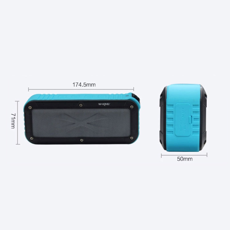 W-KING S20 Loudspeakers IPX6 Water-resistant Bluetooth Speaker Portable NFC Bluetooth Speaker for Outdoors / Shower / Bicycle FM Radio (Black)