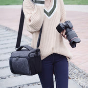 Portable Water-resistant Outdoor Sports Sling Shoulder Bag for DSLR Cameras