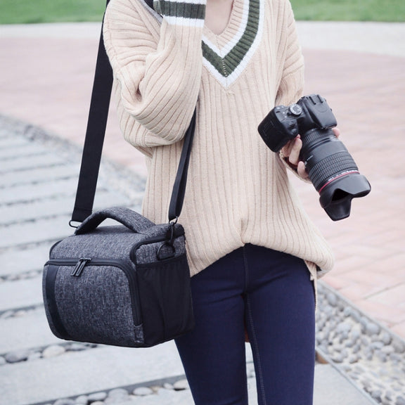 Portable Water-resistant Outdoor Sports Sling Shoulder Bag for DSLR Cameras