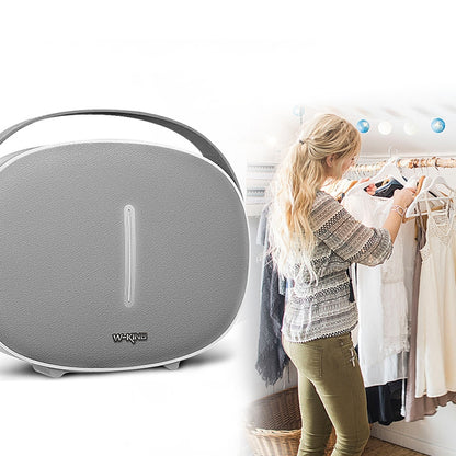 W-KING T8 HIFI Speaker 30W High Power Portable Bluetooth Speaker Wireless with FM Radio for Mobile Bluetooth Speaker(Silver grey) - free shipping - PMC Jewellery - Order now!