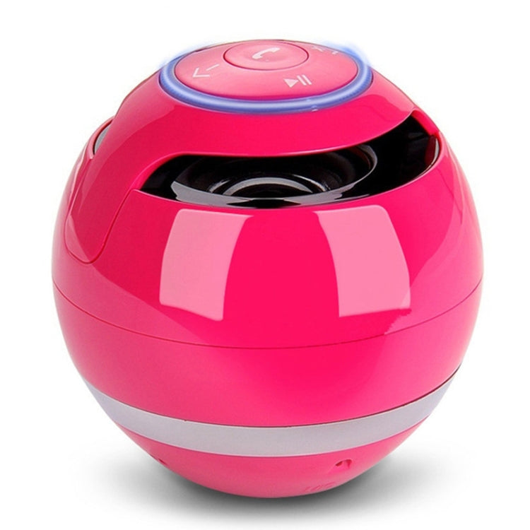 A18 Ball Bluetooth Speaker with LED Light Portable Wireless Mini Speaker Mobile Music MP3 Subwoofer Support TF (Pink) - free shipping - PMC Jewellery - Order now!