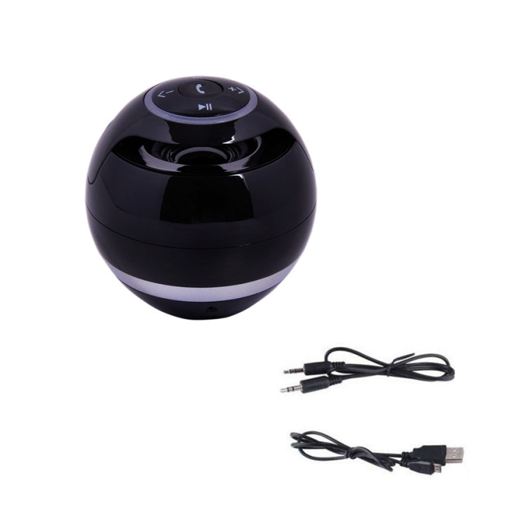 A18 Ball Bluetooth Speaker with LED Light Portable Wireless Mini Speaker Mobile Music MP3 Subwoofer Support TF (Pink)