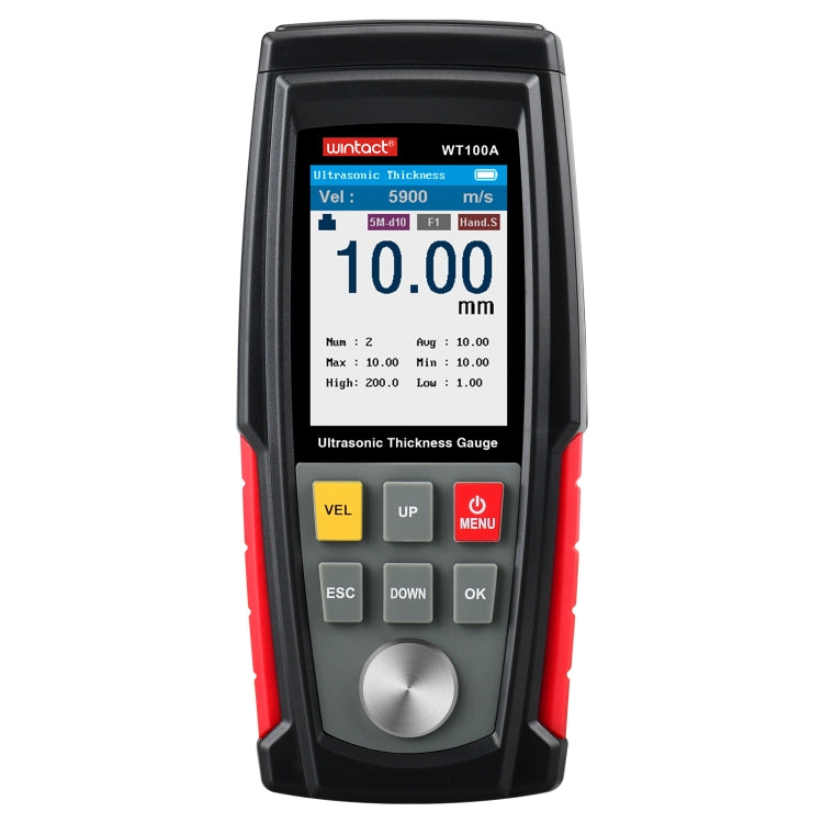Wintact WT100A Digital Ultrasonic Thickness Gauge Meter Tester USB Charging Digital Thickness Metal Tester High Precision - free shipping - PMC Jewellery - Order now!