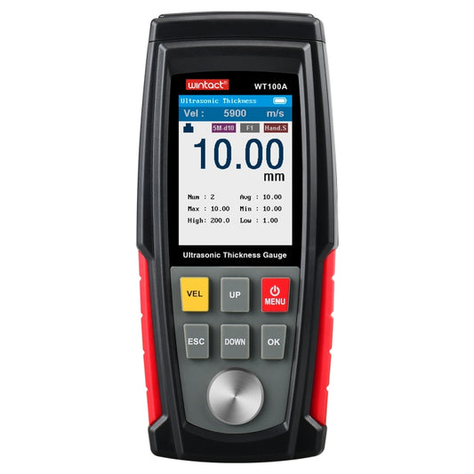 Wintact WT100A Digital Ultrasonic Thickness Gauge Meter Tester USB Charging Digital Thickness Metal Tester High Precision - free shipping - PMC Jewellery - Order now!