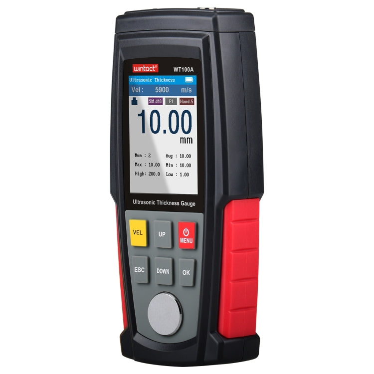 Wintact WT100A Digital Ultrasonic Thickness Gauge Meter Tester USB Charging Digital Thickness Metal Tester High Precision - free shipping - PMC TechLife - Order now!