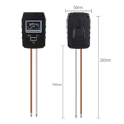 RZ97 Mini Soil PH Moisture Humidity Measuring PH Meter Soil Moisture Monitor Hygrometer Gardening Plant Farming Moisture Tester