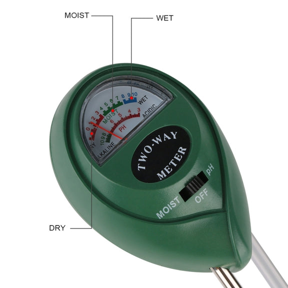 RZ103 Mini Soil PH Moisture Humidity Measuring PH Meter Soil Moisture Monitor Hygrometer Gardening Plant Farming Moisture Tester