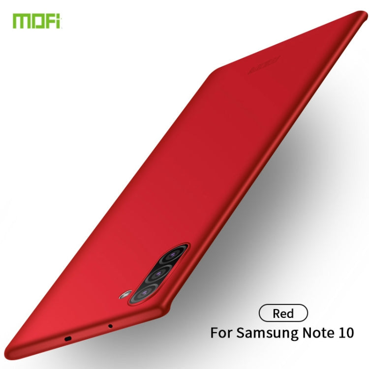 MOFI Frosted PC Ultra-thin Hard Case for Galaxy Note10(Red) - Galaxy Phone Cases by MOFI | Online Shopping South Africa | PMC TechLife