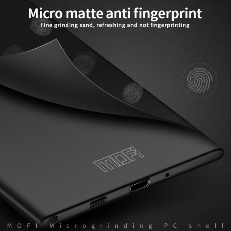 MOFI Frosted PC Ultra-thin Hard Case for Galaxy Note10 Pro(Black)