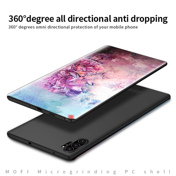 MOFI Frosted PC Ultra-thin Hard Case for Galaxy Note10 Pro(Black)