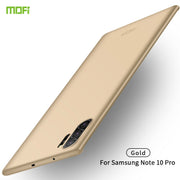 MOFI Frosted PC Ultra-thin Hard Case for Galaxy Note10 Pro(Gold)