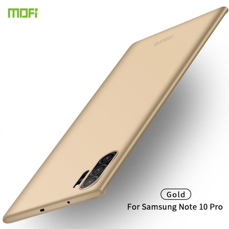MOFI Frosted PC Ultra-thin Hard Case for Galaxy Note10 Pro(Gold) - Galaxy Phone Cases by MOFI | Online Shopping South Africa | PMC TechLife | Buy Now Pay Later Mobicred