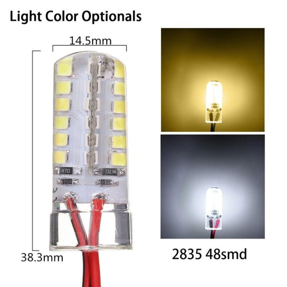 3W 48 LEDs SMD 2835 500LM Boat Fishing Lighting Attract Fish Underwater Night Lights(Warm White)