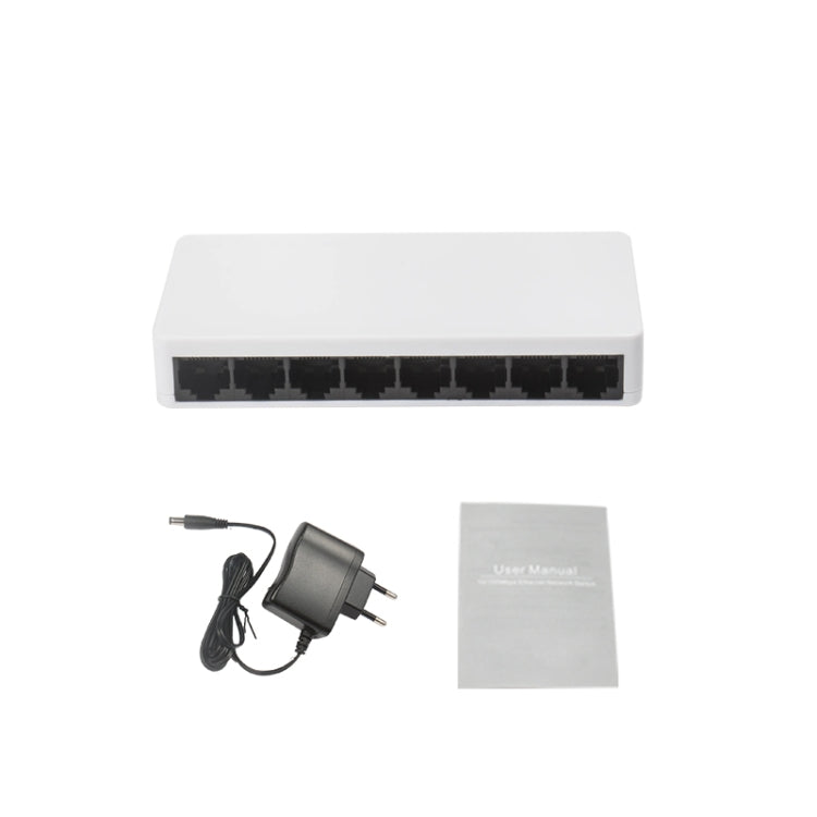 Mini 8Port 10/100Mbps Fast Ethernet Switch - Switch by PMC Jewellery | Online Shopping South Africa | PMC Jewellery | Buy Now Pay Later Mobicred