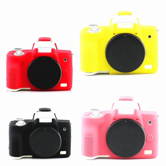 Richwell  Silicone Armor Skin Case Body Cover Protector for Canon EOS M50 Body Digital Camera(Black)