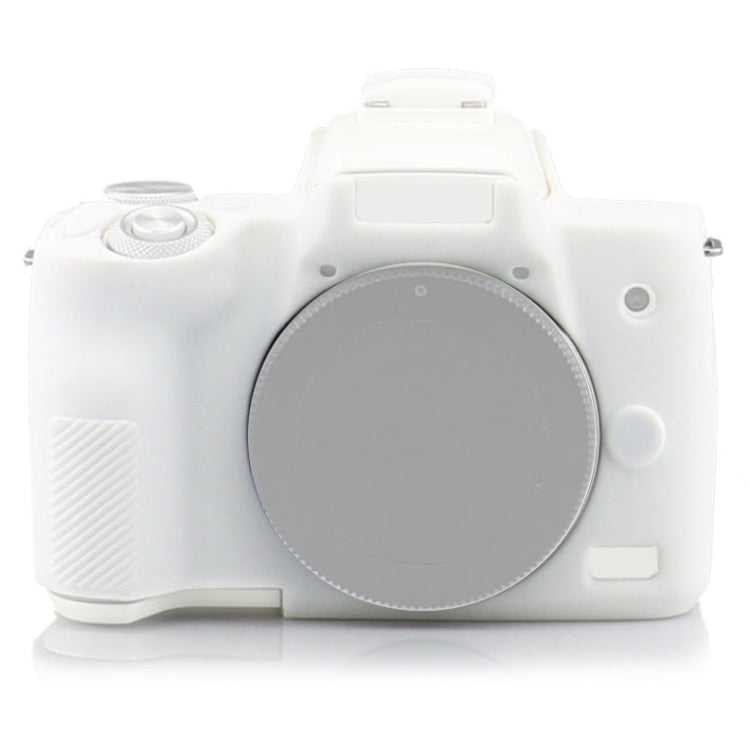 Richwell  Silicone Armor Skin Case Body Cover Protector for Canon EOS M50 Body Digital Camera(White) - Protective Case by Richwell | Online Shopping South Africa | PMC TechLife | Buy Now Pay Later Mobicred