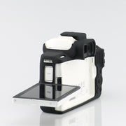 Richwell  Silicone Armor Skin Case Body Cover Protector for Canon EOS M50 Body Digital Camera(White)