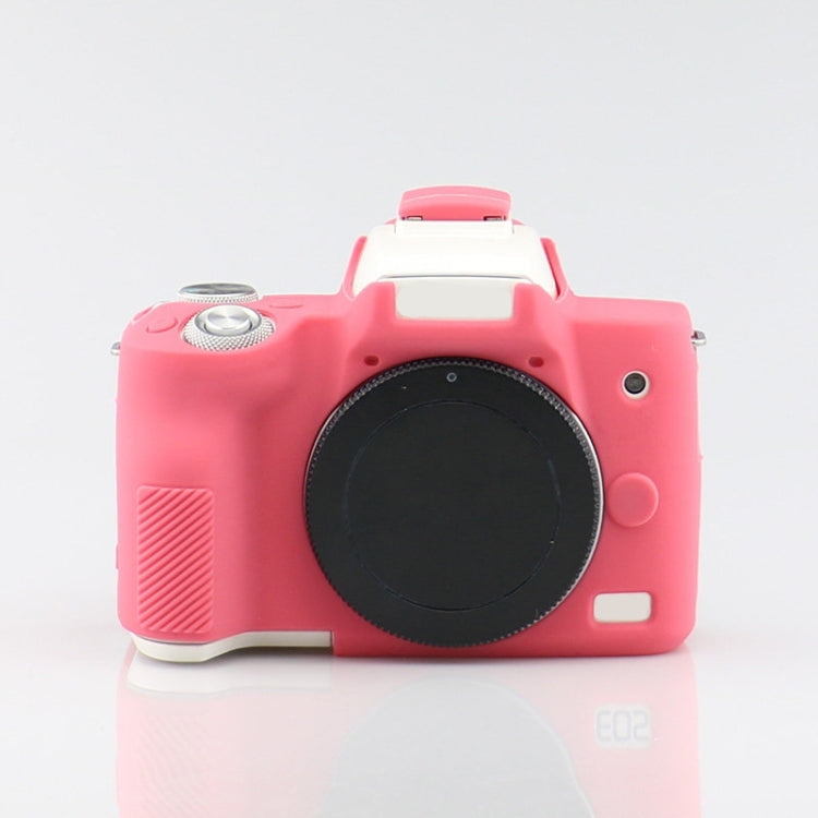 Richwell  Silicone Armor Skin Case Body Cover Protector for Canon EOS M50 Body Digital Camera(Pink) - Protective Case by Richwell | Online Shopping South Africa | PMC Jewellery | Buy Now Pay Later Mobicred