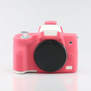 Richwell  Silicone Armor Skin Case Body Cover Protector for Canon EOS M50 Body Digital Camera(Pink)