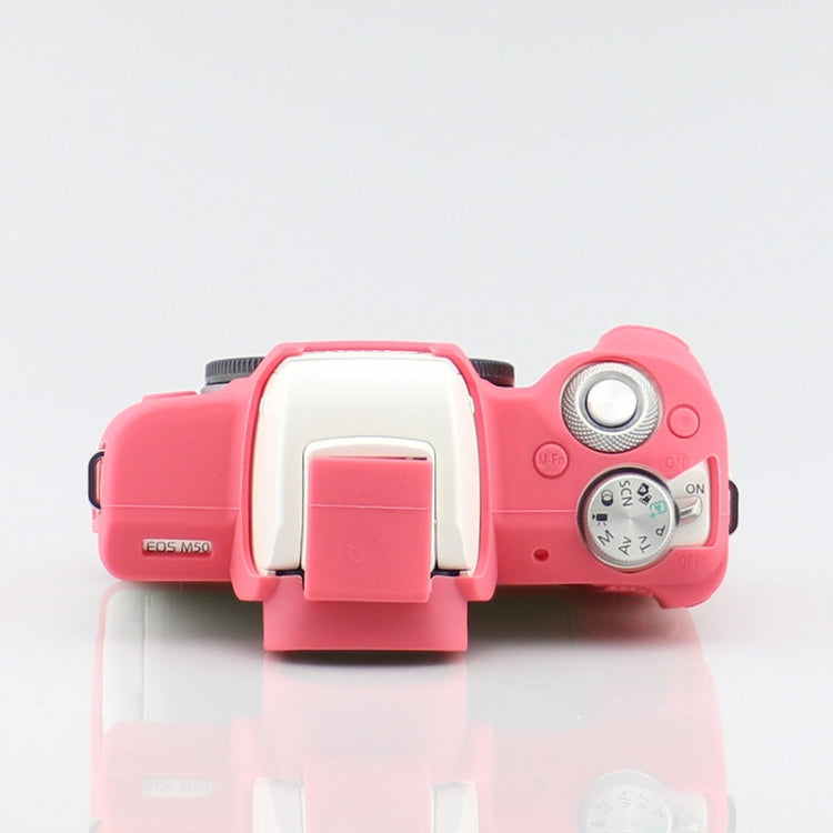 Richwell  Silicone Armor Skin Case Body Cover Protector for Canon EOS M50 Body Digital Camera(Pink) - Protective Case by Richwell | Online Shopping South Africa | PMC Jewellery | Buy Now Pay Later Mobicred