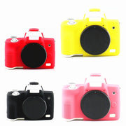 Richwell  Silicone Armor Skin Case Body Cover Protector for Canon EOS M50 Body Digital Camera(Pink)