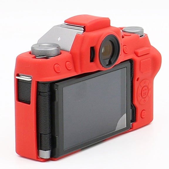Richwell Soft Silicone TPU Skin Body Rubber Camera Case Bag Full Cover for Fujifilm Fuji X-T100 Digital Camera(Black)
