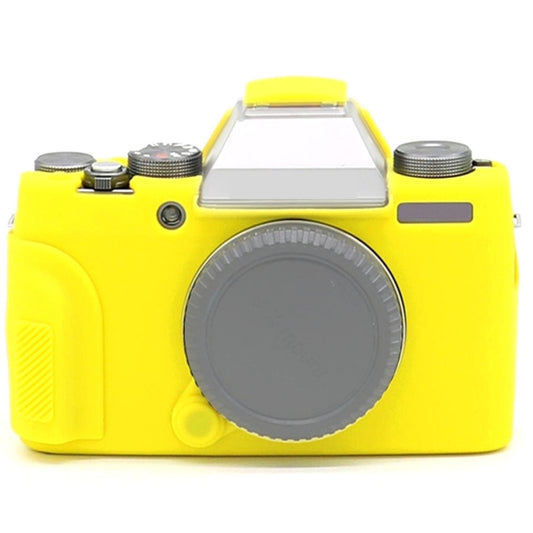 Richwell Soft Silicone TPU Skin Body Rubber Camera Case Bag Full Cover for Fujifilm Fuji X-T100 Digital Camera(Yellow) - Protective Case by Richwell | Online Shopping South Africa | PMC Jewellery | Buy Now Pay Later Mobicred