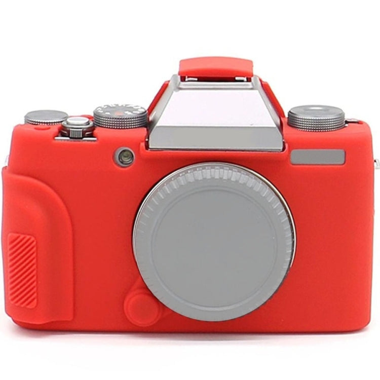 Richwell Soft Silicone TPU Skin Body Rubber Camera Case Bag Full Cover for Fujifilm Fuji X-T100 Digital Camera(Red) - Protective Case by Richwell | Online Shopping South Africa | PMC TechLife | Buy Now Pay Later Mobicred