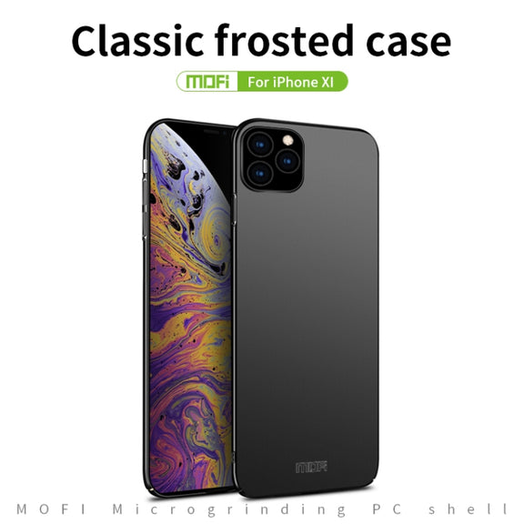 For iPhone 11 Pro MOFI Frosted PC Ultra-thin Hard Case (Black)