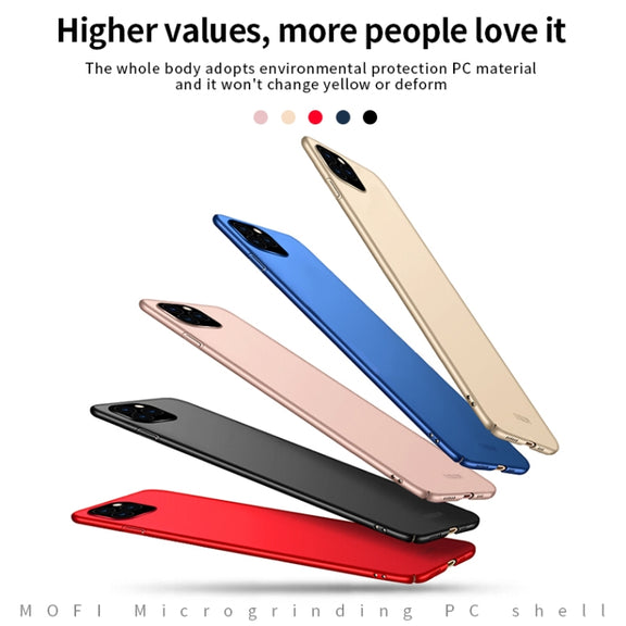 For iPhone 11 Pro MOFI Frosted PC Ultra-thin Hard Case (Blue)