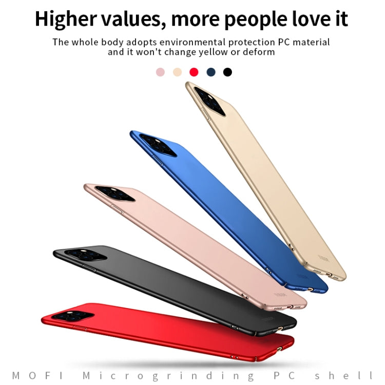 For iPhone 11 Pro Max MOFI Frosted PC Ultra-thin Hard Case (Black) - iPhone 11 Pro Max Cases by MOFI | Online Shopping South Africa | PMC TechLife | Buy Now Pay Later Mobicred