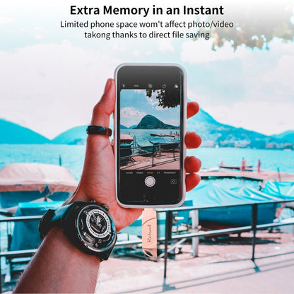 Richwell  DXZ64 USB Flash  Disk 64G 3 in 1  Micro USB + 8 Pin + USB 3.0 Compatible IPhone & IOS(Black) - free shipping - PMC Jewellery - Order now!