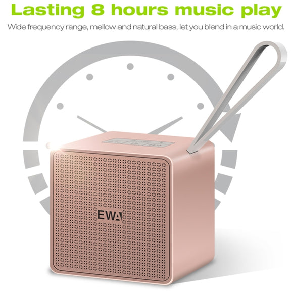 EWA A105 High Hidelity Bluetooth Speaker, Small Size High  Power Bass, TWS Bluetooth Technology Support TF(Gold)